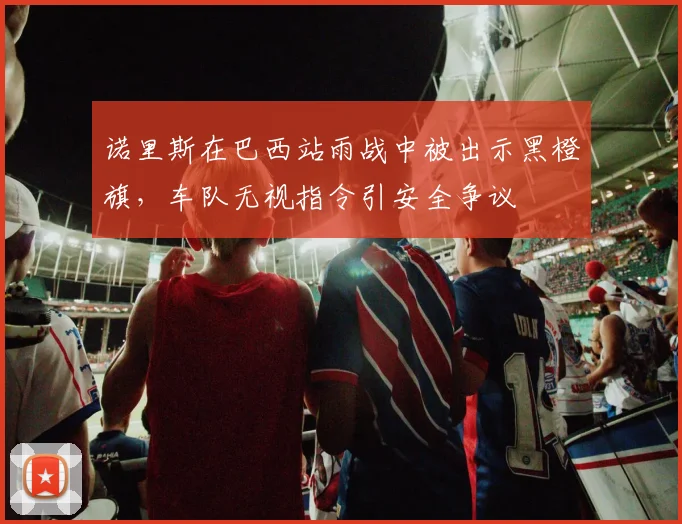 诺里斯在巴西站雨战中被出示黑橙旗，车队无视指令引安全争议